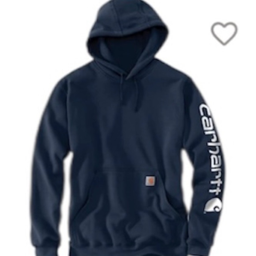 Carhartt Men's Loose Fit Logo Sleeve Graphic Sweatshirt Size Medium - Picture 3 of 8
